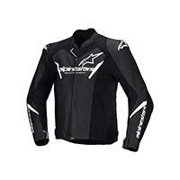 Giacca Pelle Alpinestars Faster V3 Airflow Bianco