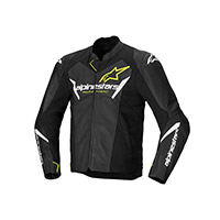 Giacca Pelle Alpinestars Faster V3 Airflow Giallo