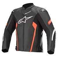 Giacca Pelle Alpinestars Faster Airflow V2 Rosso