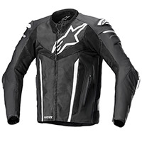 Giacca Pelle Alpinestars Fusion nero bianco