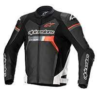 Giacca Pelle Alpinestars Gp Force Bianco Rosso