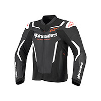 Alpinestars Gp Force V2 Leather Jacket Black White