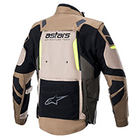 Chaqueta Alpinestars Halo Drystar sand amarillo fluo - img 2