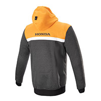 Sudadera con capucha Alpinestars Honda Chrome Street naranja - 2