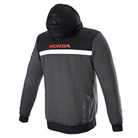 Sweat à capuche Alpinestars Honda Chrome Street noir - 2