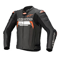 Blouson cuir Alpinestars Missile V2 Ignition rouge