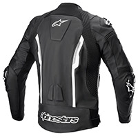 Blouson En Cuir Alpinestars Missile V2 Noir Blanc