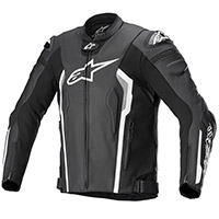 Giacca Pelle Alpinestars Missile V2 Nero Bianco