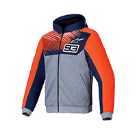 Alpinestars Mm93 Chrome V2 Sport Hoodie Red Fluo