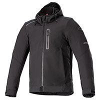 Sweat à capuche Alpinestars Neo Waterproof tar gris