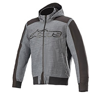 Sweat à capuche Alpinestars Rhod Windstopper noir rouge