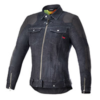 Blouson Femme Alpinestars AS-DSL Sakura bleu noir