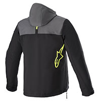 Alpinestars Sherpa Hoodie grau gelb - 2