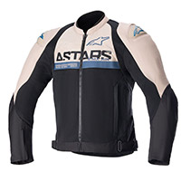 Blouson Alpinestars Smx Air Marron Noir Bleu