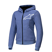Felpa Alpinestars Stella Chrome V2 Sport Blu
