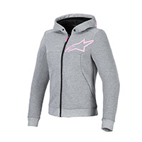 Felpa Alpinestars Stella Chrome V2 Sport Grigio
