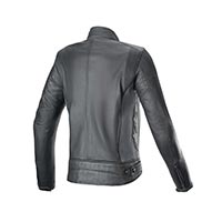 Blouson En Cuir Alpinestars Stella Dyno Noir Gris