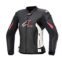 Blouson en cuir Alpinestars Stella Gp Plus V4 rose