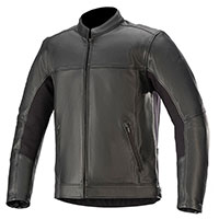 Chaqueta de cuero Alpinestars Topanga negro