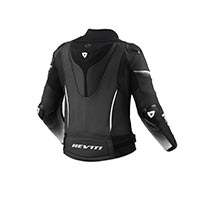 Rev'it Xena 4 Pro Leather Jacket Black White