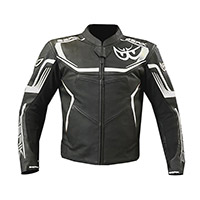 Giacca Pelle Berik Lj 9063 Nero Bianco