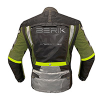 Giacca Berik Adventure Verde Militare Giallo - img 2
