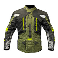 Giacca Berik Adventure Verde Militare Giallo