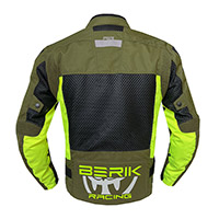 Giacca Berik Air Sport Verde Militare Giallo Fluo - img 2
