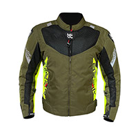 Giacca Berik Air Sport Verde Militare Giallo Fluo