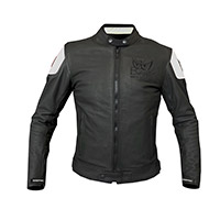 Berik Lj Sport Classic Leather Jacket White