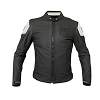 Giacca Pelle Berik Lj Sport Classic Bianco