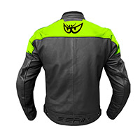 Berik Lj Sport Classic Leather Jacket Yellow