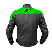Berik Lj Sport Classic Leather Jacket Green