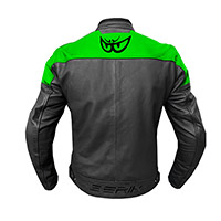 Berik LJ Sport Classic Lederjacke Grün - 2