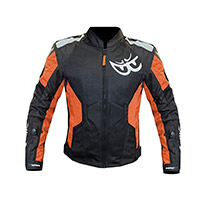 Blouson Berik Mesh Air noire orange