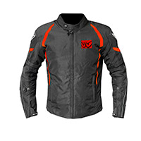 Giacca Berik Nylon Nero Rosso
