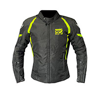 Giacca Donna Berik Nylon Nero Giallo