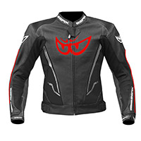 Berik Sport Air Leather Jacket Black Red