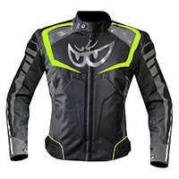 Blouson Femme Berik Supersport Noir Jaune Fluo