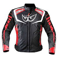 Chaqueta Berik Supersport negro rojo fluo