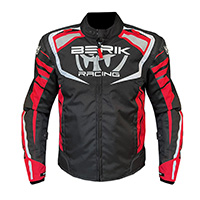 Giacca Berik Supersport Nero Rosso Fluo
