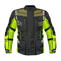 Berik Torino Jacket Black Military Green Red