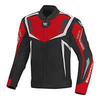 Giacca Berik Toronto Nero Rosso Bianco