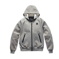 Giacca Blauer Easy Man Hoody Luna Melange Blu