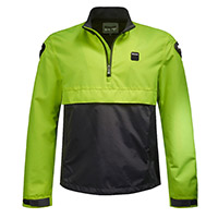 Blouson Blauer Spring Pull Man Jaune Fluo Bleu