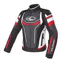 Chaqueta dama Clover Airblade 4 blanco rojo