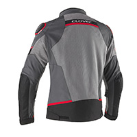 Clover Airjet 6 Jacket Dark Grey Red