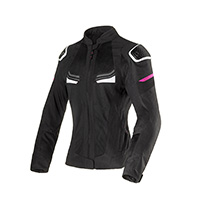 Clover Airjet 6 Lady Jacket Black Fuchsia