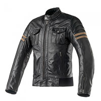 Giacca Pelle Clover Blackstone Nero