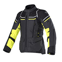 Chaqueta Dama Clover Outland 2 WP gris amarillo